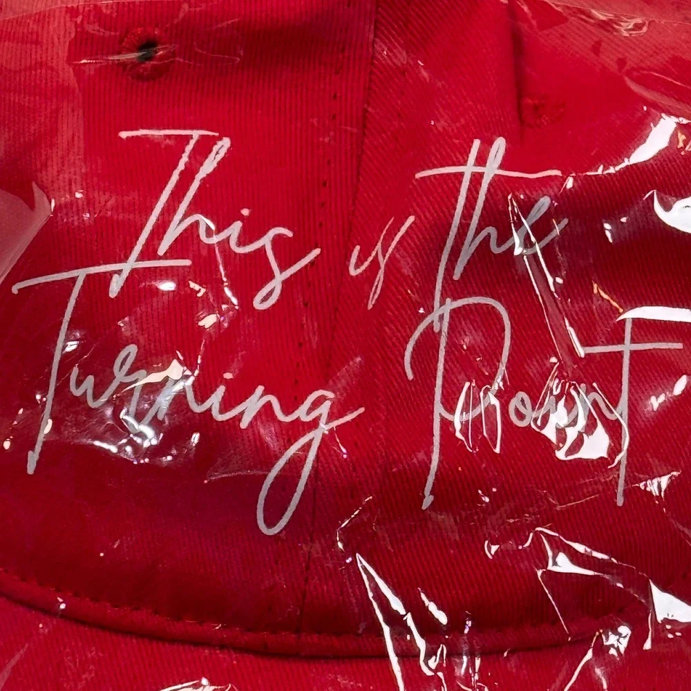 Turning Point USA Red Baseball Cap‎ This is the Turning Point Hat American Flag